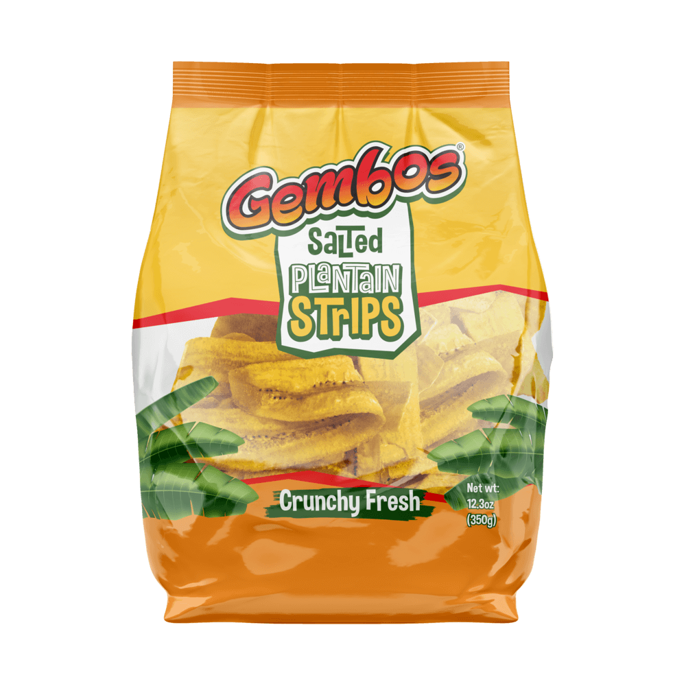 Gembos Salted Plantain Strips 12oz