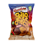 GEMBOS Frijo Chips Corn Tortilla Chips with Creamy Spicy Bean Flavor / Tortillas de Maiz con Sabor a Frijoles Cremosas Picoso 4.40oz