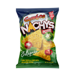 GEMBOS Nachys Jalapeño Corn Tortilla Chips / Nachys Tortillas de Maiz Sabor a Jalapeño 3.17oz