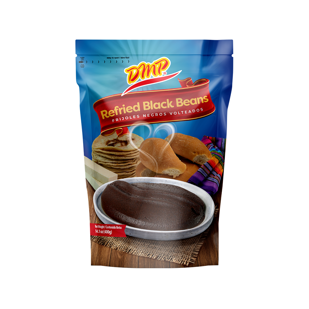 Refried Black Beans / Frijoles Negros Volteados 14.11oz