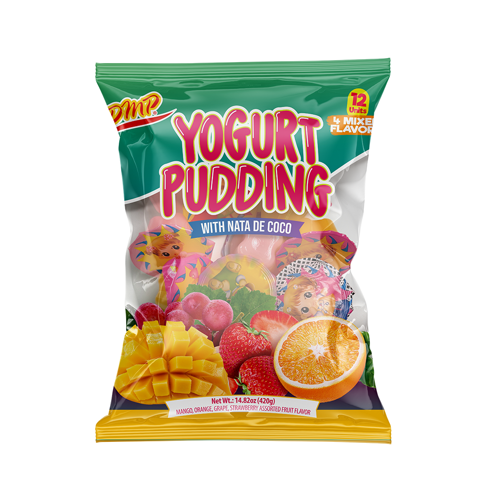 Yogurt Pudding with Nata de Coco / Pudin de Yogurt con Nata de Coco 14.82oz